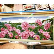 Tranh đính đá rừng hoa YN5233-Kíchthước: 173x63Cm