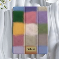 Colored Grid Tablet Protective Case, Compatible With IPad 9.7/10.2/10.5/10.9/12.9/Pro 11, 10th Gener