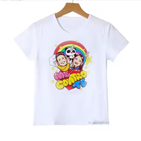 Kawaii Me Contro Te T Shirt Hot Italy Children'S Songs Print Kids Clothes Boys T-Shirt Girls Shirt S