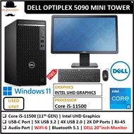 Dell OPTIPLEX 5090 MT PC Core i5 (11th GEN) 22"inch Monitor UPTO 32GB RAM Built in WiFi Windows 11
