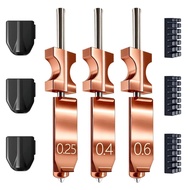 New Upgraded 0.25MM&0.4MM&0.6MM Hotend Kit for Flashforge AD5X Nozzle, All Metal 3s Quick-Detachable