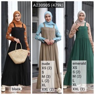 Abaya rayon bordir rumah dannis collection A230505 | 230505