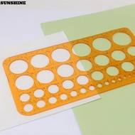 1SUNSHINE Draw A Circle Template Ruler Soft Ruler Drawing Ruler Special Ruler For Drawing Circle Pai