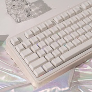 【KEYCAP ONLY】White Jade Translucence Keycap 142 Keys Cherry Profile For Cherry MX Switch Mechanical 
