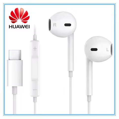 Original Huawei USB Type-C Earphones CM33 With Mic In-Ear Headset For Huawei/Honor/Xiaomi USB-C Smar