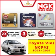 Palam Pencucuh NGK (G-Power Platinum / Iridium IX / Laser Iridium) untuk Toyota Vios NCP42 (2003–200