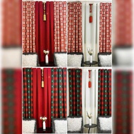 CHRISTMASS RING CURTAIN SOLD FOR 3IN1 AND PER PIECE MADE CANADIAN COTTON 85INCHES/7FT 8RINGS