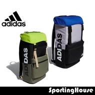 ADIDAS FLAP TWO-LAYER BACKPACK with multiple pockets Air mesh on shoulder straps TPE-coated base