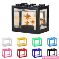 RAINBOWEZV Betta Fish Accessories Building Block Gifts  Ornamental