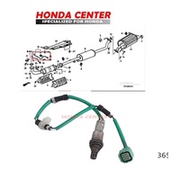 sensor oksigen oxigen sensor 2 s2 belakang crv re gen3 2007 2008 2009 2010 2011 2012 2400CC K24 3653