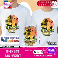 I LOVE Puka Shell Beach, Boracay, Aklan, Philippines T-SHIRT DESIGN BEST FOR AND SOUVENIRS