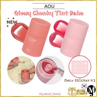 Aou Glowy Chonky Tint Balm 3colors(Free:Deco Sticker)
