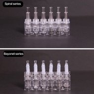 Salorie Disposable Nano Microneedles 1/3/5/7/9/12/24/36/42 Pins 3D/5D Nano Round Nano Bayonet Screw Port for Derma Pen Mym