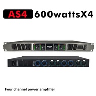 แร็คใส่แอมป์ เพาเวอร์แอมป์กลางแจ้ง power amp เครื่องเสียงกลางแจ้ง 4 ช่อง channel amplifier 600Watt X2 X4 วัตต์ watts Class D ฟังก์ชั่นการทำให้บริสุทธิ์ที่หลาก