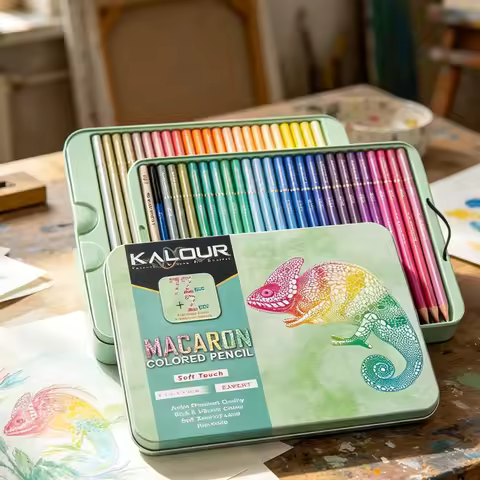 72Pcs Macaron Colored Pencil Set Soft Pastel Drawing Pencil Set Crayons Colour for Adult School Sket