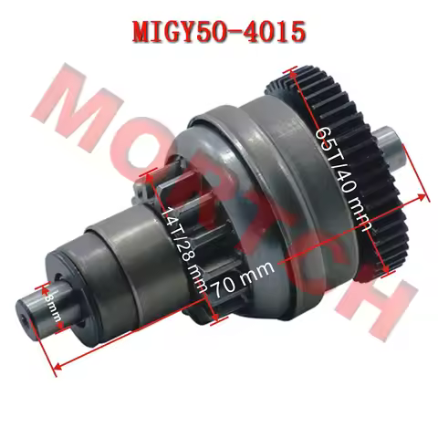 GY6 50cc Starter Motor Assy 50-4014 For GY6 50cc Chinese Scooter Moped 139QMB Engine