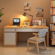 Desk Study Desk Computer Desk Bedroom Desk Desk Desktop Household Simple With Drawer Modern Solid Wo