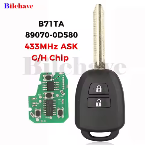 jingyuqin 89070-0D580 B71TA G /H Chip 433MHz Smart Remote Car Key For Toyota Yaris 2014-2017 Vios 20