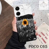 HP Case Latest C65poco - Rajacase - cellphone casing C65poco - FLOWER case Motif - Cellphone protect