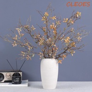 CLEOES Artificial Plant Dead Branch, Plastic Lifelike Eucalyptus Fruit Branch, Faux Plant Handmade D
