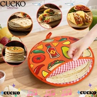 BACKSTR Tortilla Keeper, Food Grade Round Shape Tortilla Warmer Pouch, Premium Reusable 12 Inch Size