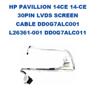 HP PAVILLION 14CE 14-CE 30PIN LVDS SCREEN CABLE DD0G7ALC001 L26361-001 DD0G7ALC011