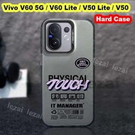 Casing Vivo V60 V 60 5G Hard Vivo V60 Pro V50 Lite 5G Casing Shockproof Matte Back Cover