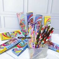 (12 Pencils) 2B PENCIL/ Wooden pencil 2B Pencil/ Character pencil