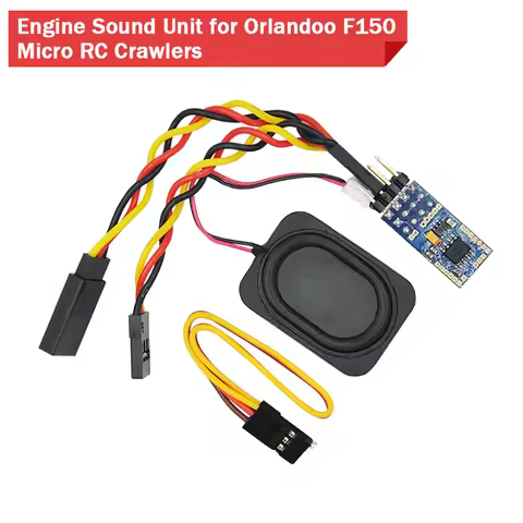 New DasMikro TBS Mini Programmable Engine Sound USB Unit for Orlandoo F150 OH35P01 for Truck JJRC Q6