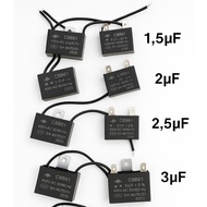 ELECTRIC FAN CAPACITOR W/ WIRE 1.2uf | 1.5uf | 1.8uf | 2uf 450v AC fan start capacitor