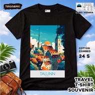 T-SHIRT BY ESTONIA 2 WEAR COUNTRYTAG ASAL ESTONIA COTTON 24S SOUVENIR PREMIUM GIFT