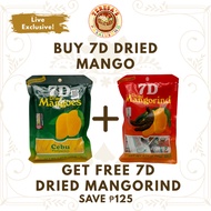 7D Dried Mango 200g – BUY 1 GET FREE Mangorind 90g | Sweet & Chewy Mango | Limited Live Exclusive