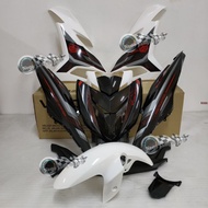VELOZI Body Cover Set Black White Design 2022 For Y15ZR V1/ V2