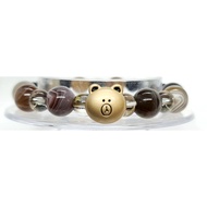 [line Friends] Botswana Agate Crystals Bracelet