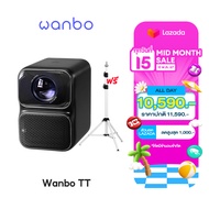 NEW Wanbo TT Projector 4K HD โปรเจคเตอร์ โปรเจคเตอร์พกพา โฟกัสอัตโนมัติ ลิขสิทธิ์แท้จาก NETFLIX 360° Dolby Sound Effect