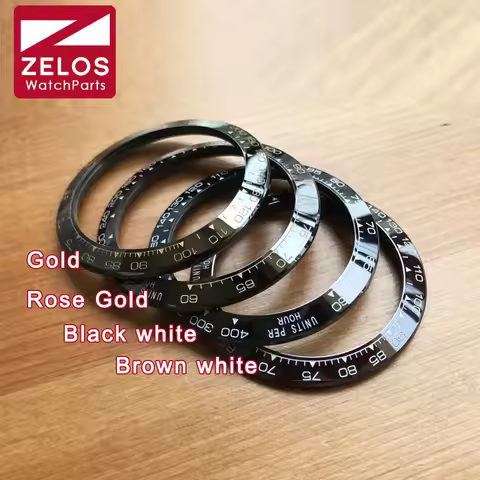 38.5*30.5mm high quality ceramic bezel insert loop for Rolex RlX Cosmograph Daytona watch 116500 rep