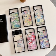 Samsung Z Flip 3/4 5G Samsung Phone Case Protective Case casetify Samsung Folding Korean Cats Dogs