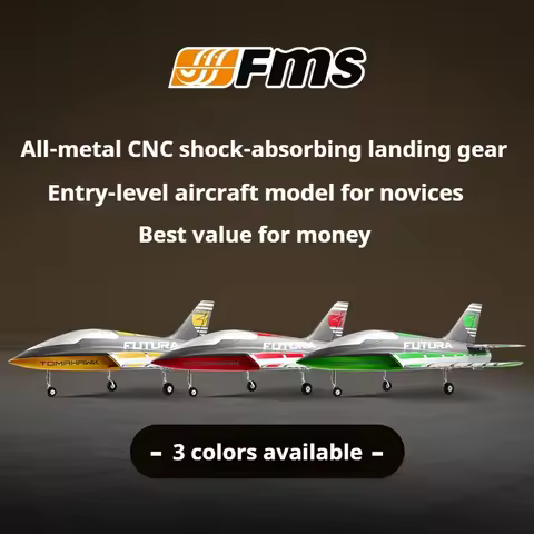 FMS 64mm Futura With Flaps Sport Trainer Ducted Fan EDF Jet 3 Color RC Model Best-Selling Entry-Leve