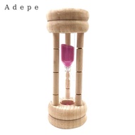 [Adepe] 3 Minute Wooden Hourglass Sand Timer for School Classroom Game Teaching