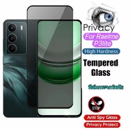 ฟิล์มกันเสือก สำหรับ Realme P3lite P3X P4X C71 C75 C75X ฟิล์มกระจกนิรภัยกันรอย  ฟิล์มป้องกันสายลับ ก