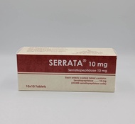 Serrata 10mg (Serratiopeptidase 10mg) 30s/100s EXP01/27