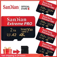 ShanDian แฟลชการ์ด TF ของแท้1TB การ์ด SD 128GB รุ่นไมโครความเร็วสูง256GB Tf/sd 512GB ความจุสูงสำหรับ