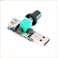 FACY USB Fan Speed Controller 4-12V 5W Stepless USB Fan Governor 5W Regulator Speed Control Knob Swi
