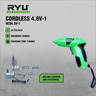 MESIN BOR RYU BATERAI CAS MINI 8 VOLT COMPLETE / CORDLESS DRILL