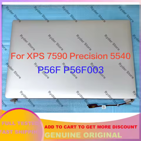 Original New For Dell XPS 15 7590 P56F P56G003 15.6-inches 4K UHD OLED FHD LCD Display Touch Screen 
