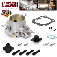 Aluminum Silver Intake Manifold 70mm Throttle Body For Honda B16 B18 D16 F22 B20 D/B/H/F EG EK H22 W