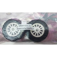 7473 wheels Removed From The New Car Never Used Tires & assembled glued (White BFGoodrich Rally Grav