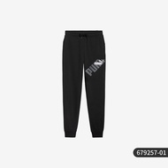 PUMA | กางเกงขายาวลายพิมพ์สำหรับเด็ก ผูกเชือก