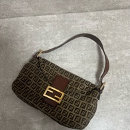 正品 Fendi vintage 法棍包