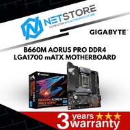 GIGABYTE B660M AORUS PRO DDR4 LGA1700 mATX MOTHERBOARD